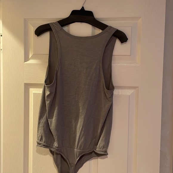 Intimately Free People Gray Sydney Bodysuit in Size Medium - Picture 4 of 6